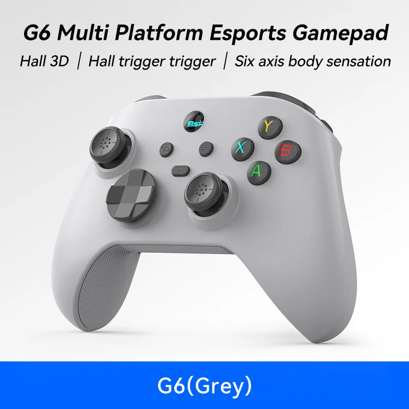 G6 Mobile Game Controller for Switch, iOS, Android & PC with Hall Effect Joystick – Cloud & Streaming GamePad