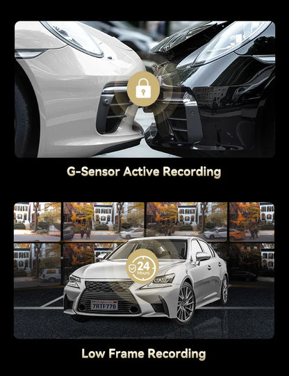 REDTIGER F77 Dashcam – Front and Rear 4K+4K HDR, Sony STARVIS 2 Super Night Vision, Voice Control, 5.8GHz WiFi Dual Dash Cam