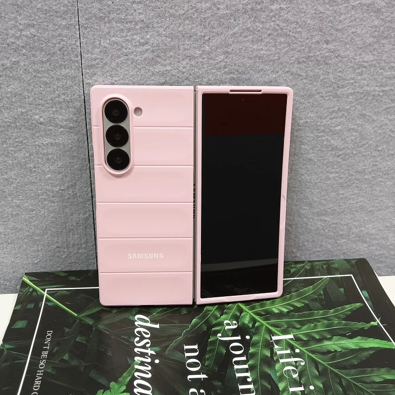 Skin Feel Phantom Shield Case for Samsung Galaxy Z Fold 3-7 – 2-Piece Protective Shockproof Back Cover Set