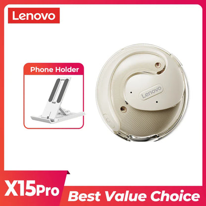 2024 ERAZER X15 Pro Bluetooth 5.4 Earphones – Wireless TWS Earbuds with Open Ear Hooks, Mic & Phone Call Support