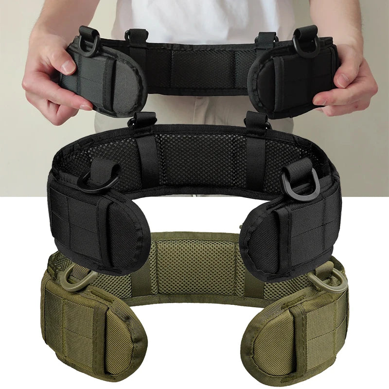 Tactical Nylon Waist Strap: Compatible with Belt for Outdoor Training and Sports