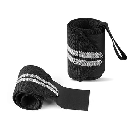 Elastic Wrist Pressure Strap for Weight Lifting - Sports Wrist Bandage Wrap & Guard for Men - Prevent Sprains
