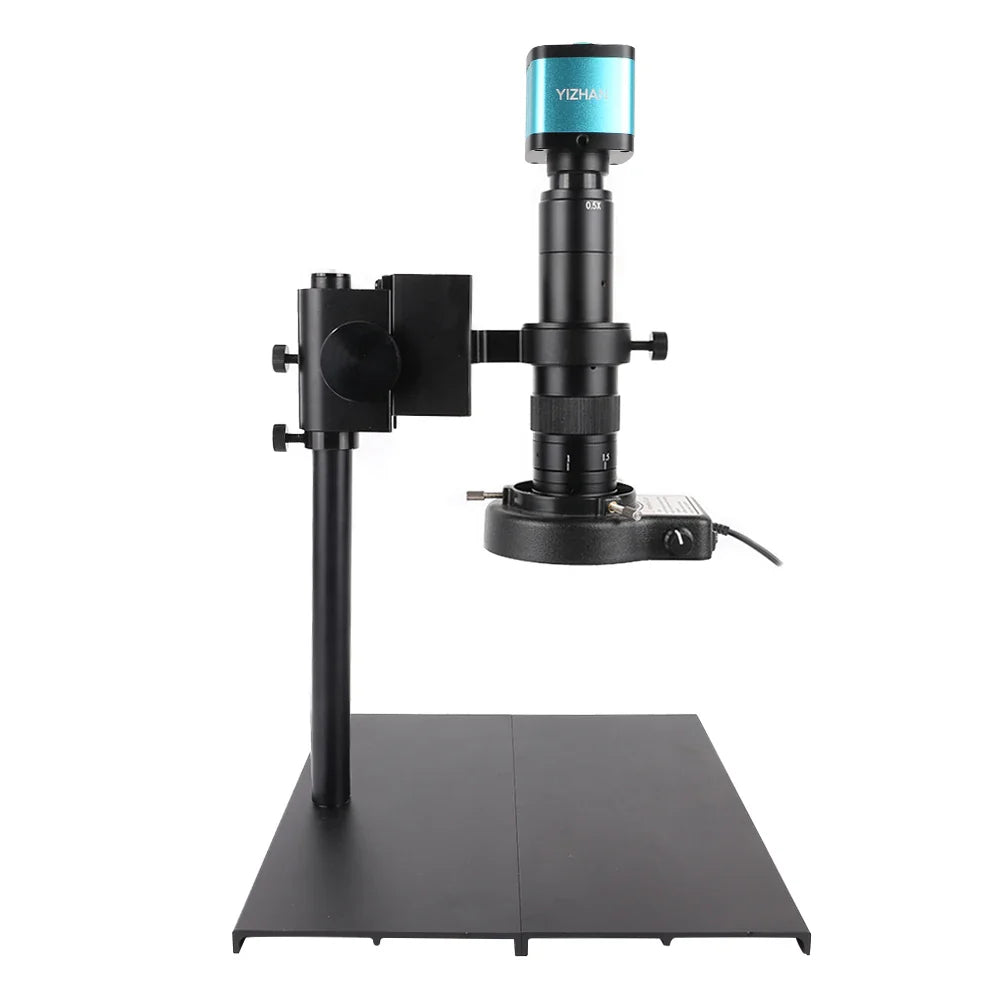 4K 48MP HDMI USB Industrial Microscope Camera – 1-130X/150X/180X Zoom C Lens for Soldering & Repair