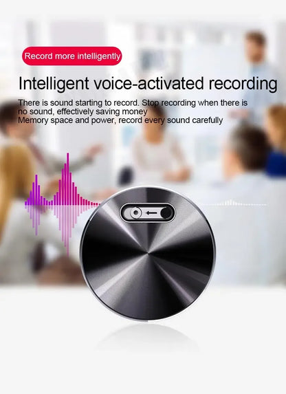 STTWUNAKE Mini Voice Activated Recorder – Built-in Magnet, Small Digital Audio Recording Device, Sound Dictaphone