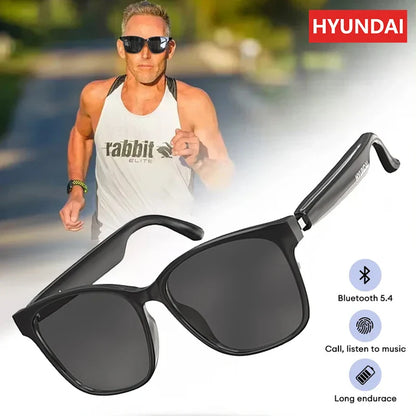 Choice HYUNDAI C8 Bluetooth 5.4 Glasses – Wireless Earphones with HD Mic, Multi-Function Keys, Driving Sunglasses (Lenovo C8 Compatible)