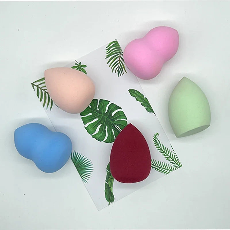 Women's Cosmetic Powder Puff — Water Drop Shaped Makeup Sponge for Smooth Foundation Blending & Beauty Application