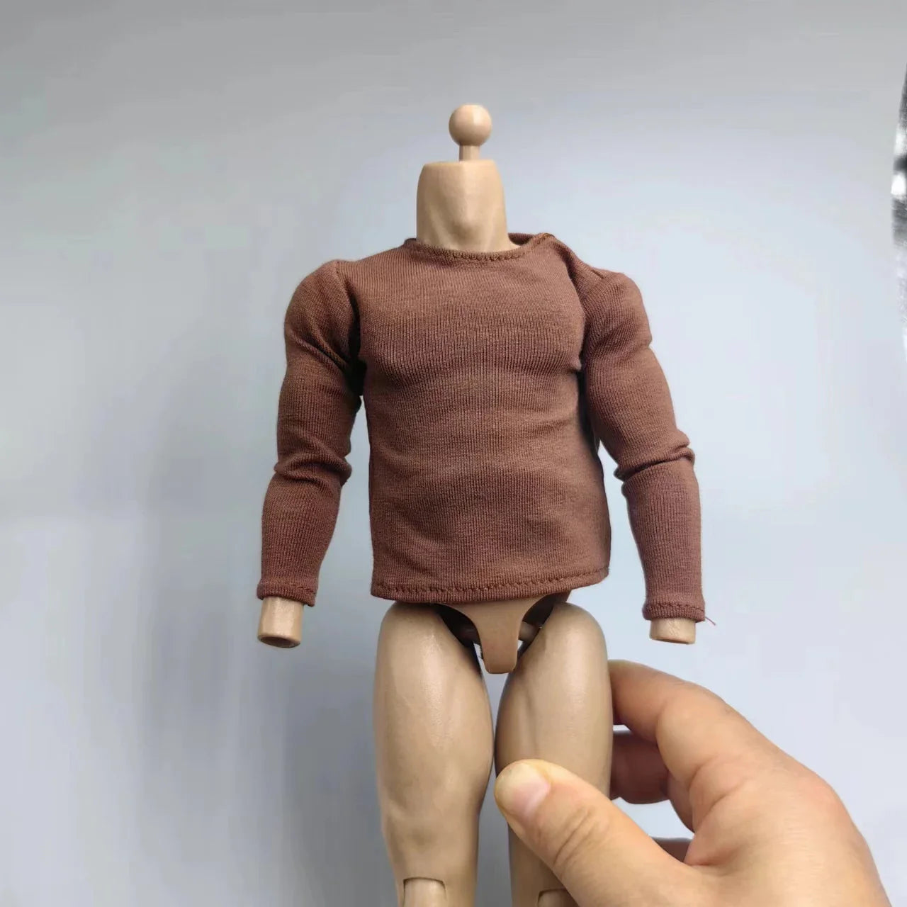 1/6 Scale Black T-Shirt for 12" (30cm) Action Figures — Male & Female DIY Model Accessories