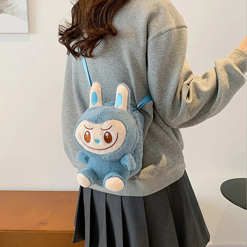 Fashion Cute Plush Doll Crossbody Bag — Multifunctional Phone Pouch & Toy, Versatile Birthday Gift for Girls