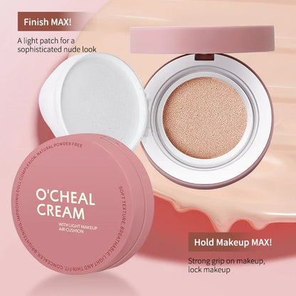 OCHEAL CC Cream Cushion Foundation – Long-Lasting Moisturizing Concealer & BB Cream for Face Makeup