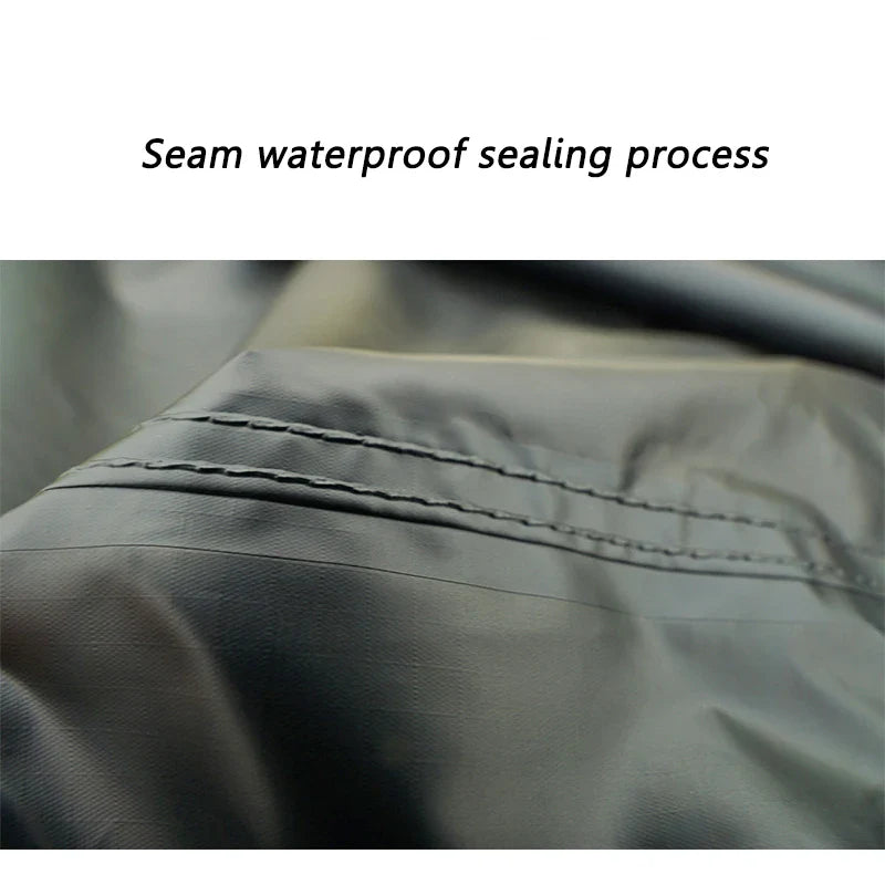 Bat Shape Black Coating Car Side Awning Tarp – 2x3 Waterproof Outdoor Shelter Tent for SUV & Van