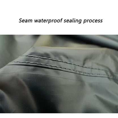 Bat Shape Black Coating Car Side Awning Tarp – 2x3 Waterproof Outdoor Shelter Tent for SUV & Van
