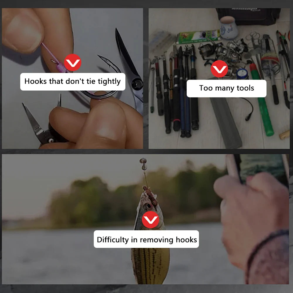 High-Strength Fish Pliers: Ergonomic, Anti-Slip, Multifunctional Tool for Cutting Fishing Line, Tying Hooks - Angling Equipment Essential