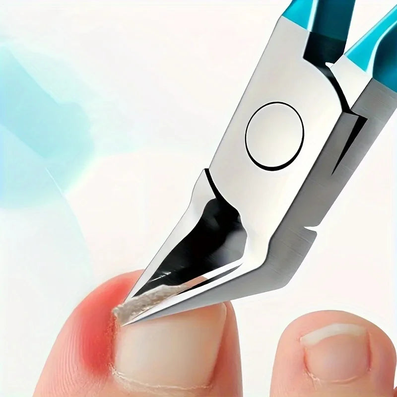 Ingrown Toenail Clippers Stainless Steel Straight Blade Toe Nail Clippers for Thick Nails Seniors