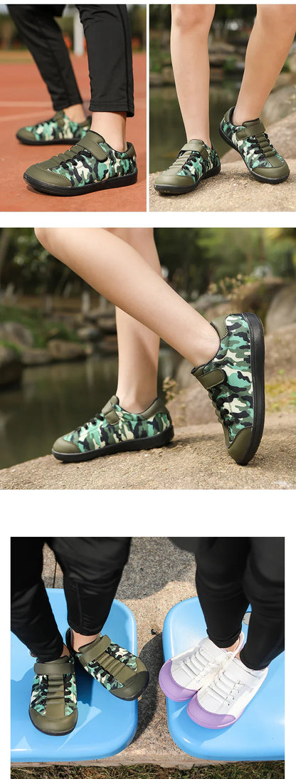 Children's Wide Barefoot Shoes – Anti-Slip Sports & Casual Shoes for Boys and Girls