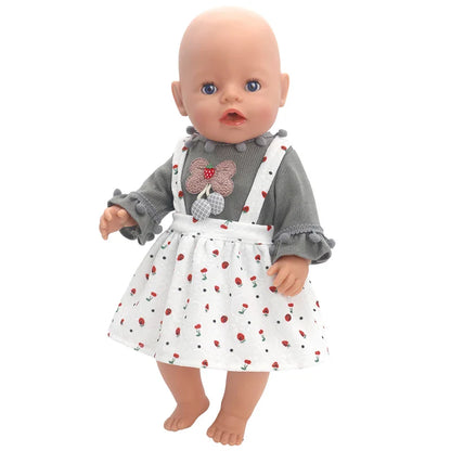 18-Inch American Girl Doll Clothes – Coat, Tights & Pants Outfit for Newborn & Baby Dolls
