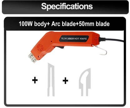 Electric Foam Cutter Hot Knife – Polystyrene, Styrofoam, Fabric, and Rope Cutting Tool for DIY Projects