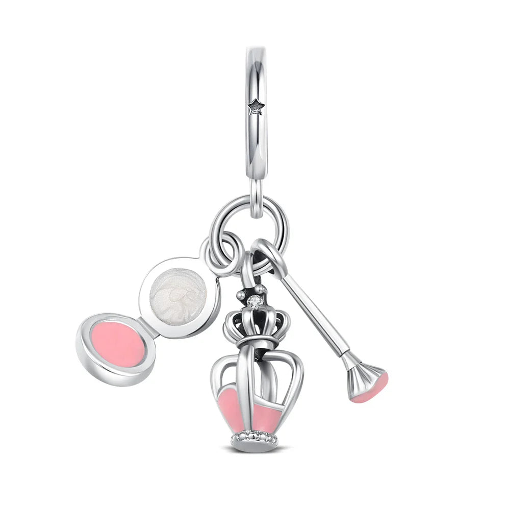 925 Sterling Silver Robot & Sea Turtle Charms Pendant — Moon Bead Bracelet Accessory, DIY Fashion Jewelry Gift for Women