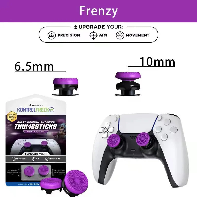 Freek Galaxy FPS Analog Stick Extender for PS4 & PS5 Controller – High-Rise Silicone Game Joystick Performance Cap