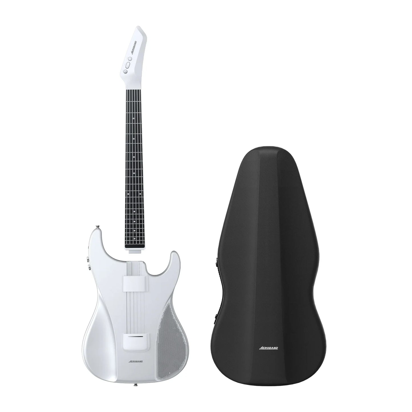 AeroBand Smart & Painless Guitar - Silicone Strings, One-Touch 12-Key Conversion, Bluetooth, 8 Sounds & USB MIDI Function