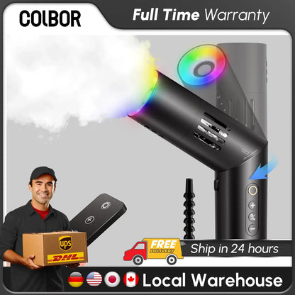 COLBOR CF5 Mini 40W Portable Fog Machine with Remote – Smoke Maker for Photography, Video Production & Special Effects