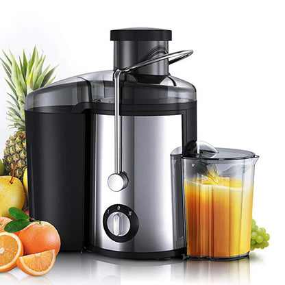 Stainless Steel Centrifugal Fruit Juicer – 800W Powerful Motor, Large Mouth for Fruits & Vegetables, Easy to Clean
