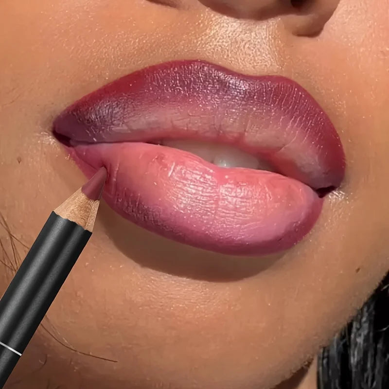 Luxury Matte Lip Liner – Long-Lasting Smooth Lip Pencil for Precise Outline & Full Coverage, Versatile Shades