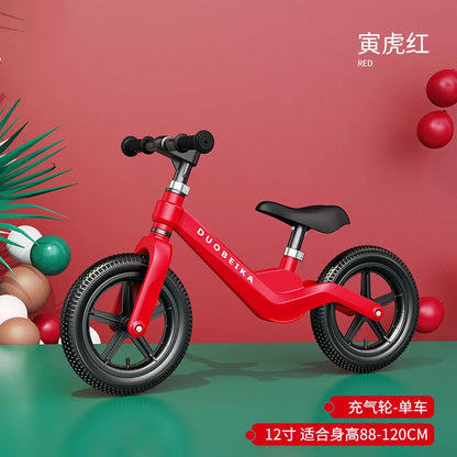 Outdoor Children’s Balance Bike – No Pedal Baby Sports Training Walker with Inflatable Tires, Best Gift for Kids