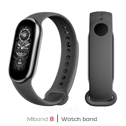 Sport Silicone Strap for Xiaomi Mi Band 9/8 NFC – Replacement Smartwatch Wristband Bracelet