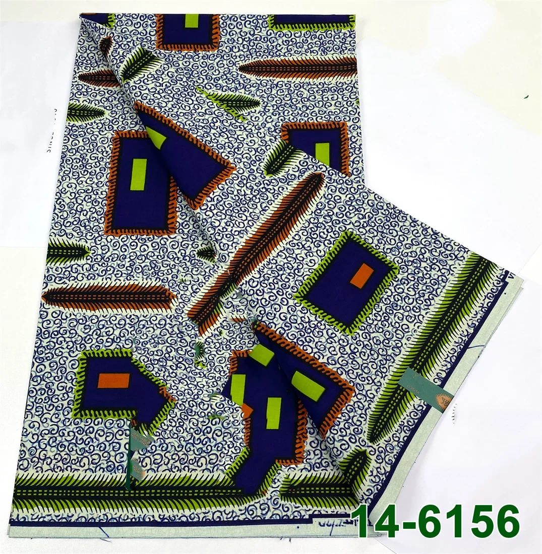 Latest Style Ankara Wax Print Fabric - 100% Cotton High Quality Soft African Real Wax Material