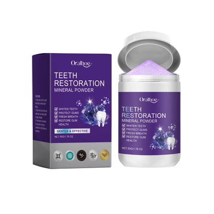 Teeth Restoration Mineral Powder – Enamel Repair & Tooth Strengthening Formula