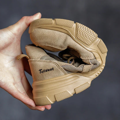 10KV Insulated Safety Shoes – Men’s Anti-Smash, Puncture-Proof, Breathable Electrician & Welding Work Boots