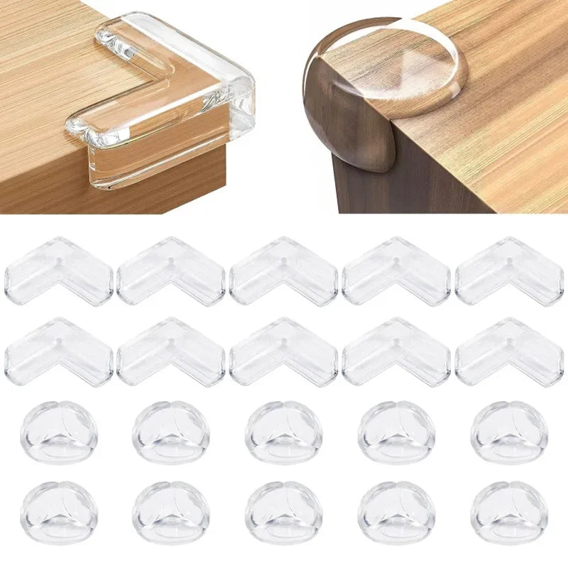 Clear Table Corner Protectors – Baby Safety Furniture Edge Guards, Anti-Collision Corner Covers
