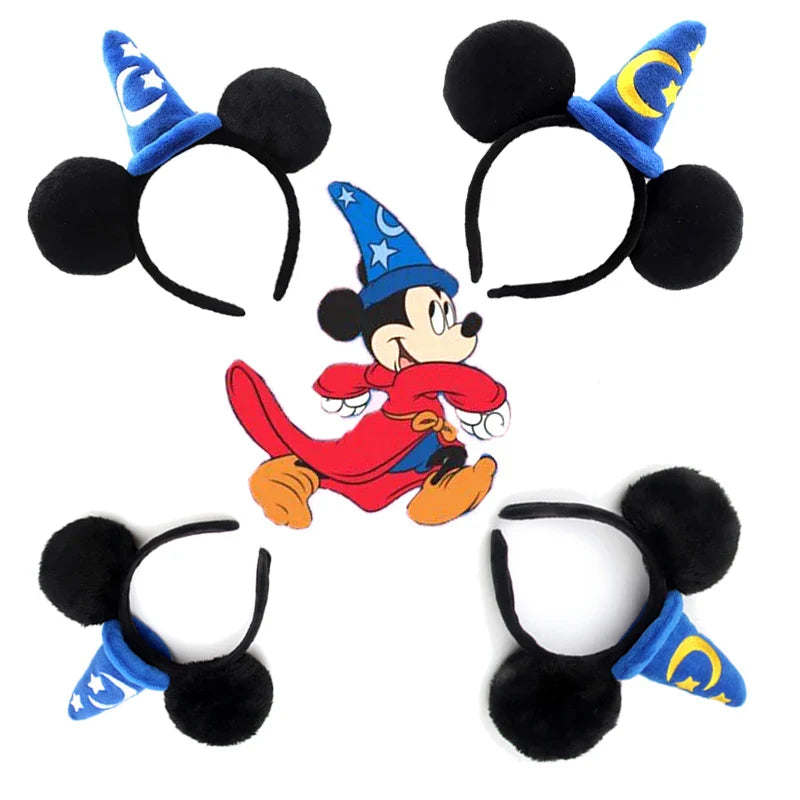 Mickey Mouse Plush Magic House Headwear: Disney Cosplay Decoration for Christmas Party - Cloth Hair Band for Adults and Children