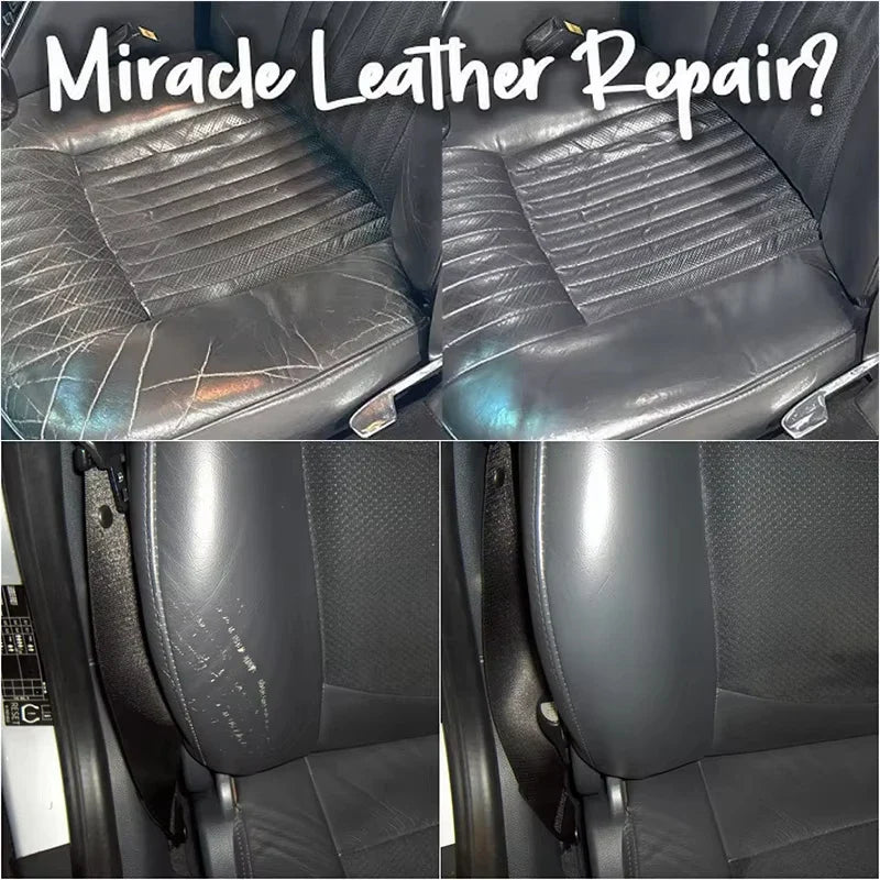 Car Interior Leather Cleaning & Maintenance Spray Set – Deep Cleaning Formula for Soft Rejuvenation & Multi-Use Leather Care Solution