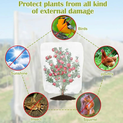 Garden Mesh Screen Barrier – Reusable Protective Cover for Flowers, Crops, Greenhouse, Bird & Insect Protection
