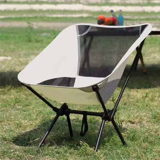 Outdoor Portable Folding Chair - Camping, Fishing, and Leisure Beach Seat for Home, BBQ, Garden, and Picnic