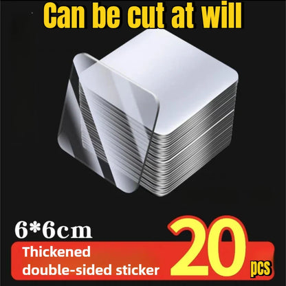 Double-Sided Nano Adhesive Tape – Reusable Super Strong Transparent Waterproof Wall Mount Sticker