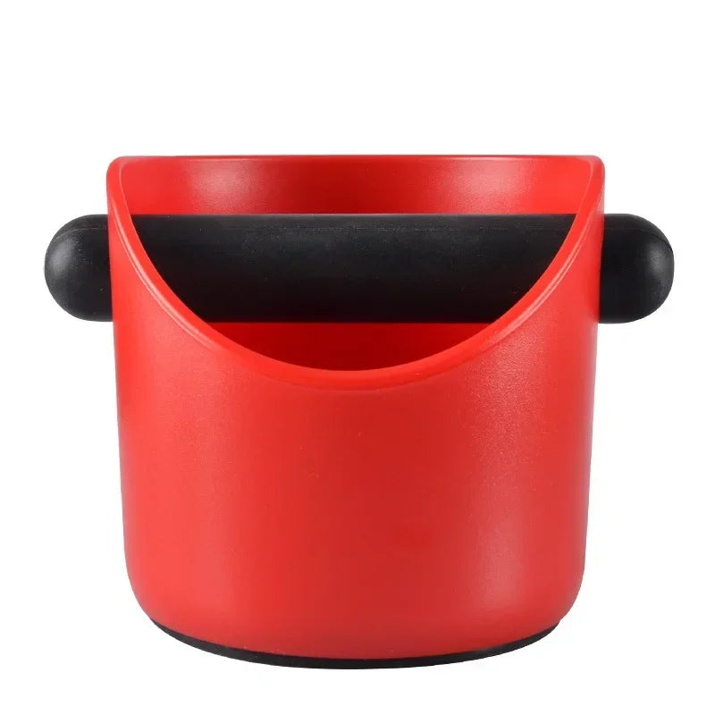 Shock-Absorbent Coffee Knock Box – Anti-Slip Espresso Grind Dump Bin for Barista Coffee Waste