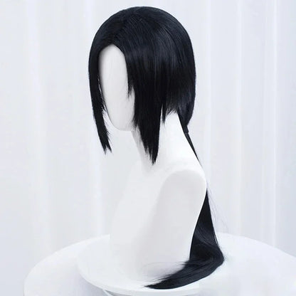 Anime Uchiha Itachi Cosplay Wig – Long Straight Black Heat-Resistant Synthetic Hair