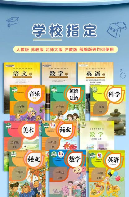 M&G A4/16K Transparent Self-Adhesive Book Cover — Waterproof Matte Paper Film for Notebook Protection, Sizes S/M/L