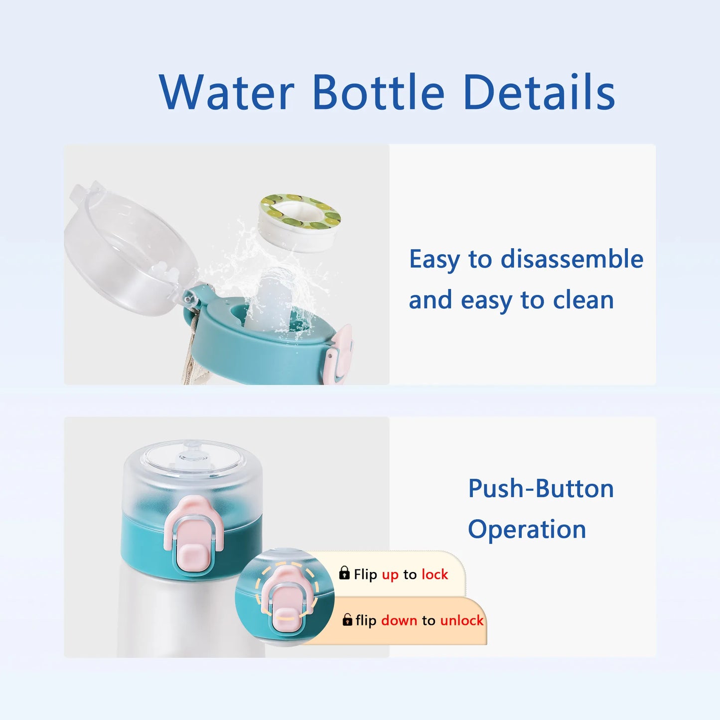 Sip, Flavor, Hydrate: Air Up 750ml Water Bottle Set , Flavor Pods, Straw, and Style!