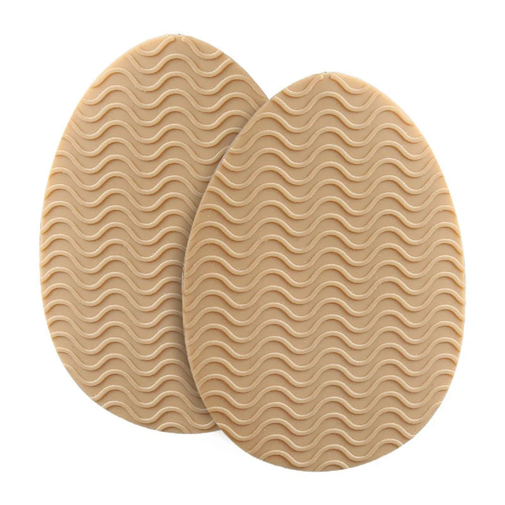 Rubber Shoe Sole Protector - Wear-Resistant Non-Slip Forefoot Mat, Self-Adhesive High Heel Cushion Pads