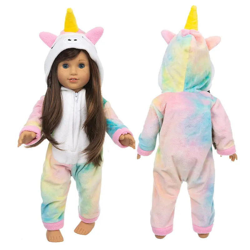 Animal Pajamas for 18-inch Dolls – Clothes & Accessories for American Girl & Our Generation Dolls