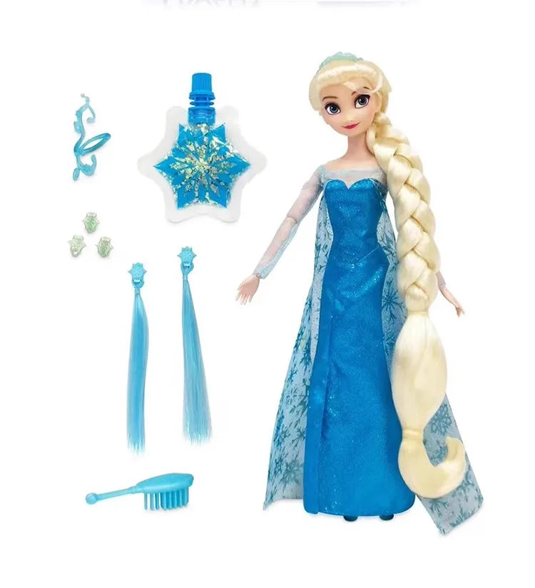 Disney Princess Frozen Elsa & Anna Classic Dolls – Anime Action Dress-Up Toy for Girls’ Gift