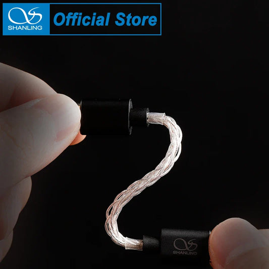 SHANLING L3 Neotech Pure Silver Audio Cable – Type-C/Lightning to Type-C Interface for UA3, UA5 DAC, iOS & Android