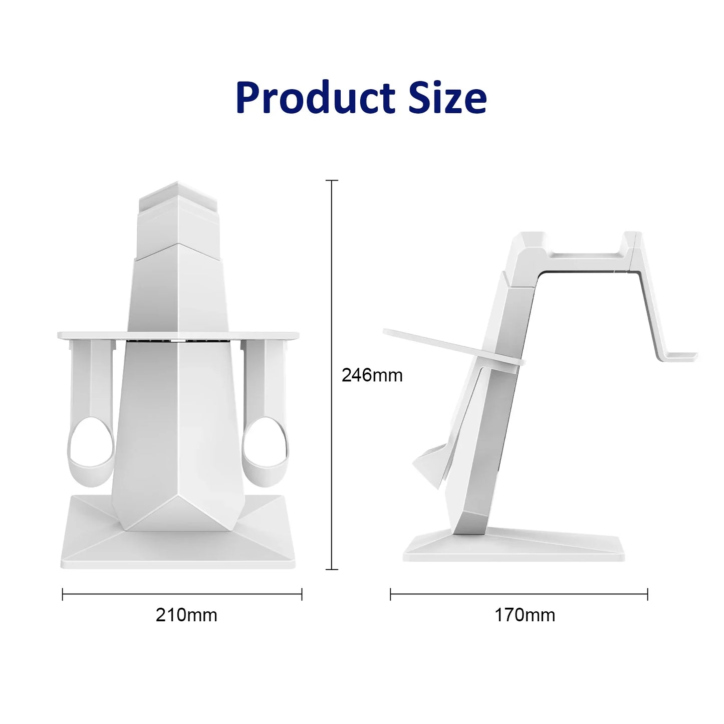 VR Stand Display Holder & Controller for Meta Quest 3/Pro, Oculus Quest 2 – Rechargeable Display Stand