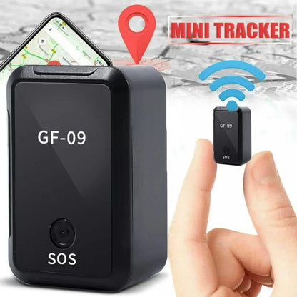 GF09 Mini GPS Tracker — Real-Time Car Locator with Voice Recording, Anti-Lost Positioner for Children, Pets & Dogs