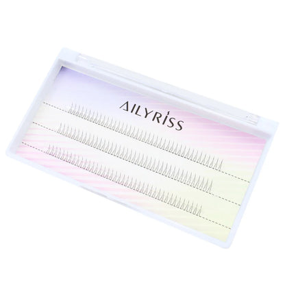 J Curl V-Shape Manga Under Eyelashes – Soft Black Bottom Lash Clusters for Natural Comic Eye Look