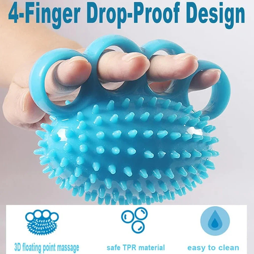 Hand Grip Strengthener Finger Exerciser Ball – Rehabilitation Therapy Tool for Stroke Recovery, Arthritis Relief & Elderly Hand Training