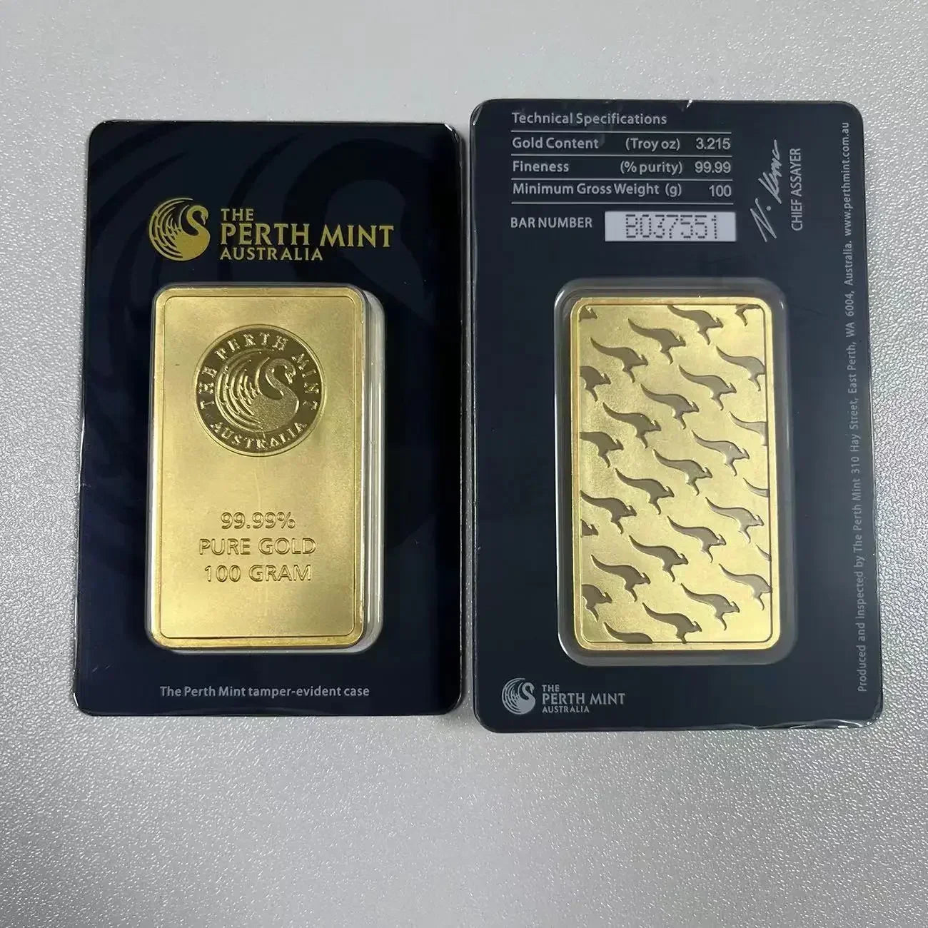 24K Gold Plated Copper Bar – 1g-100g Sealed Bullion Ingot, Non-Magnetic Golden Craft Gift